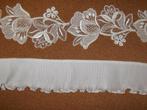 Galon fleur et plissé(lot de 15,70m)  pour 20€, Ophalen of Verzenden, Nieuw