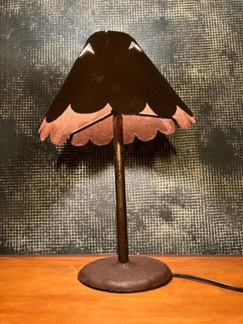 OUDE INDISCH  LAMP. GEEFT HEEL GEZELLIG LICHT. H : 40 CM, Antiek en Kunst, Curiosa en Brocante, Ophalen of Verzenden