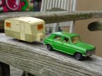 Simca 1100 + caravan - Majorette, Gebruikt, Ophalen of Verzenden, Auto