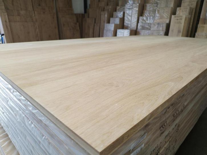 Panneaux 3 plis chêne massif Épaisseur 20 mm Prix pour 3 m², Doe-het-zelf en Bouw, Platen en Panelen, Nieuw, Hout, 20 tot 50 mm