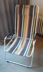 Retro vintage jaren 60 Stoel Klapstoel Campingstoel, Caravans en Kamperen, Kampeermeubelen, Ophalen, Gebruikt, Campingstoel