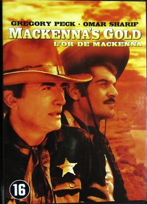 DVD WESTERN- THE MACKENNA'S GOLD (GREGORY PECK-SHARIF) 1968, Cd's en Dvd's, Dvd's | Actie, Zo goed als nieuw, Overige genres, Alle leeftijden