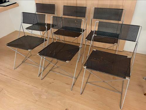 Vintage set X-line stoelen Niels Jørgen Haugesen, Antiek en Kunst, Antiek | Meubels | Stoelen en Sofa's, Ophalen
