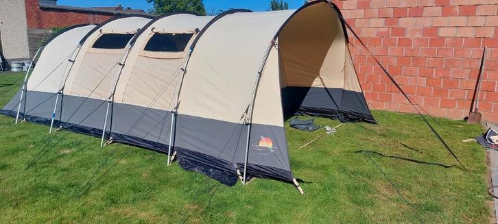 Tunneltent safarica livingstone tc, Caravans en Kamperen, Tenten, tot en met 5, Gebruikt, Ophalen