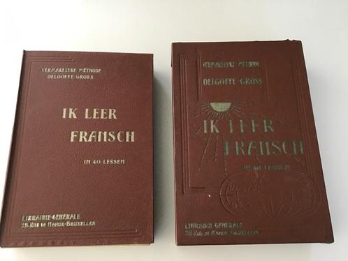 IK LEER FRANSCH in 40 lessen frans leerboek uit 1939, Antiek en Kunst, Antiek | Boeken en Manuscripten, Ophalen of Verzenden