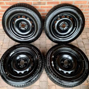 Velgenset 4x108 Citroen Peugeot 4 seizoen 195/65 R15  beschikbaar voor biedingen