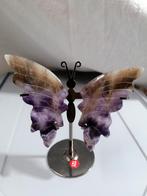 Natuurlijke Amythes vlinder, Verzamelen, Mineralen en Fossielen, Ophalen of Verzenden, Mineraal