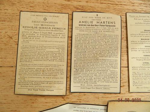doodsprentjes van 1900 tot 1960  en 1975, Verzamelen, Bidprentjes en Rouwkaarten, Bidprentje, Ophalen