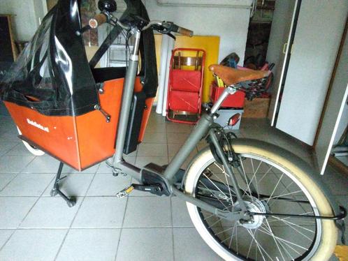 Elektrische bakfiets met bakfiets, Fietsen en Brommers, Fietsen | Bakfietsen, Zo goed als nieuw, Elektrisch, Verzenden