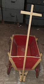 Kar karren oud bolderkarretje decoratie, Antiek en Kunst, Ophalen