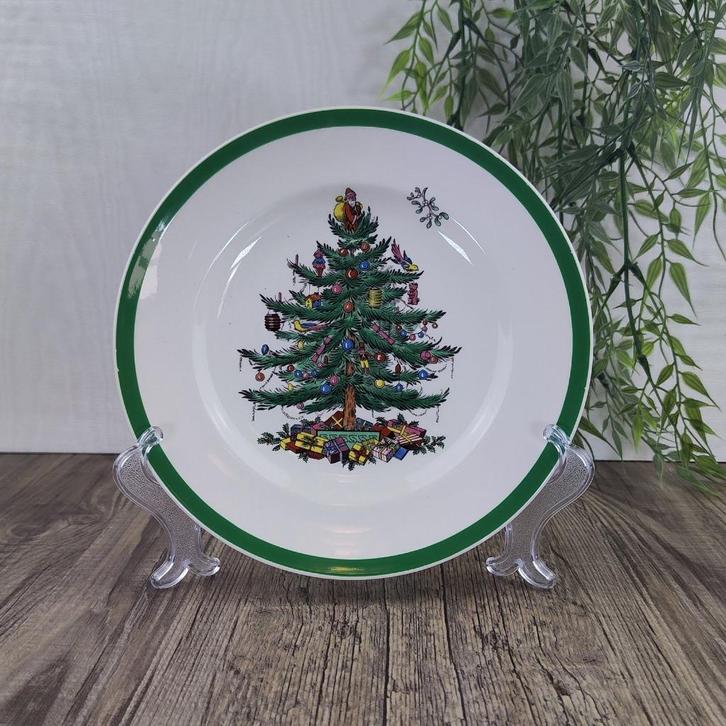 Spode Christmas Tree Gebaks- / Fruit- / Dessertbord, Antiek en Kunst, Antiek | Servies los, Ophalen of Verzenden