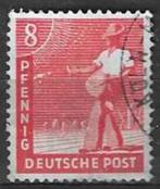 Duitsland A.A.S. 1947 - Yvert 34 - Deutsche Post - 8 Pf (ST), Verzenden, Gestempeld