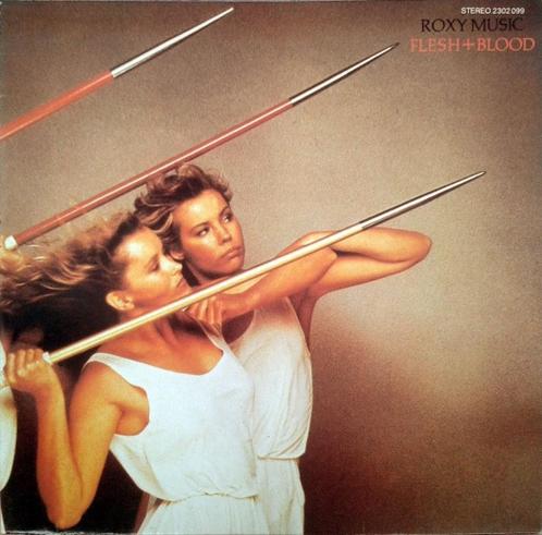 LP  Roxy Music ‎– Flesh + Blood, CD & DVD, Vinyles | Rock, Utilisé, Pop rock, 12 pouces, Enlèvement ou Envoi