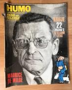 HUMO KUIFJE DE BLAUWE LOTUS 1988 HERGE, Gelezen, Ophalen of Verzenden, Eén stripboek, Hergé