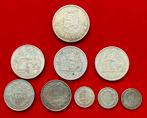 Belgische zilveren munten Charles Mercury 4 koningen Albert, Ophalen of Verzenden, Zilver, Zilver