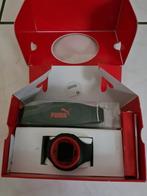 PUMA sporthorloge,  rood/zwart, waterresistant, borstband, Sport en Fitness, Ophalen, Zo goed als nieuw, Met borstriem