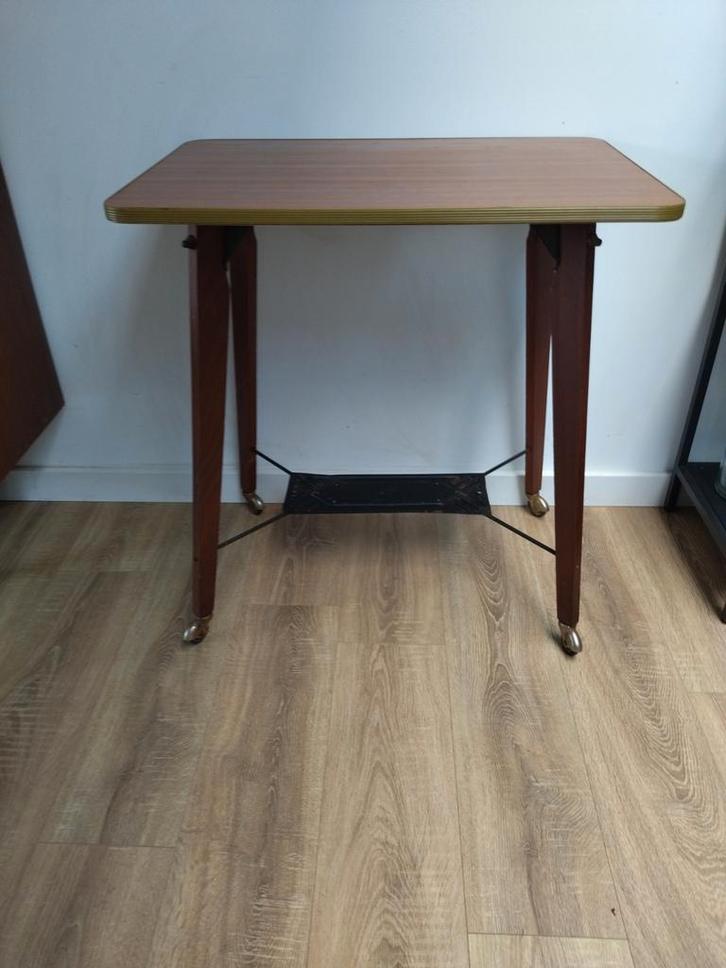 Vintage bar cart - formica, Antiek en Kunst, Antiek | Meubels | Tafels, Ophalen
