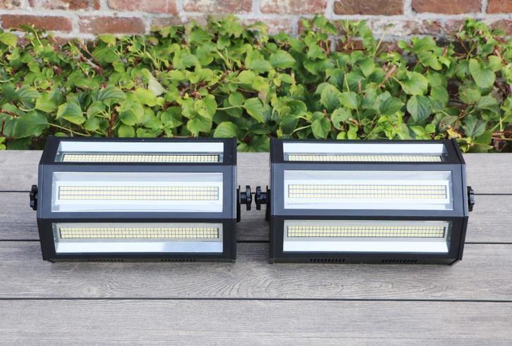 2x HQ Power NUCLILED 3000 Stroboscopen, Muziek en Instrumenten, Licht en Laser, Zo goed als nieuw, Licht, Geluidgestuurd, Stroboscoopeffect