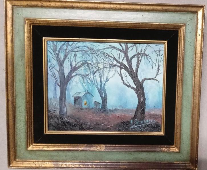 2 schilderijtjes van R. Smolders, Antiek en Kunst, Kunst | Schilderijen | Klassiek, Ophalen of Verzenden