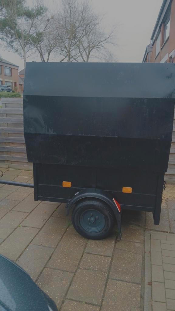 gesloten bagage aanhanger, Auto diversen, Aanhangers en Bagagewagens, Gebruikt, Ophalen
