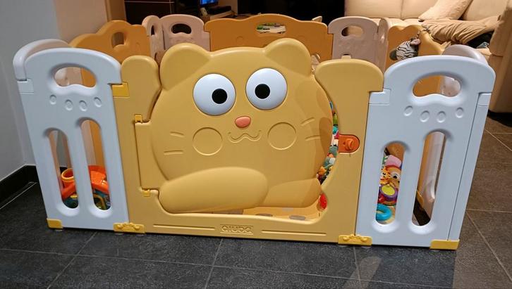 Grondbox/ playpen baby, Kinderen en Baby's, Babyparken, Zo goed als nieuw, Ophalen