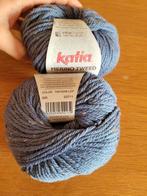 2 pelotes de laine Katia merino tweed couleur 306, Hobby & Loisirs créatifs, Tricot & Crochet, Comme neuf, Enlèvement