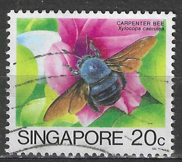 Singapore 1985 - Yvert 458 - Blauwe houtbij. (ST) beschikbaar voor biedingen