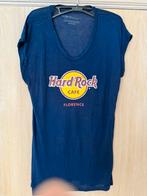 T-Shirts Hard Rock Café Florence, Blauw, Maat 42/44 (L), Ophalen of Verzenden, Korte mouw