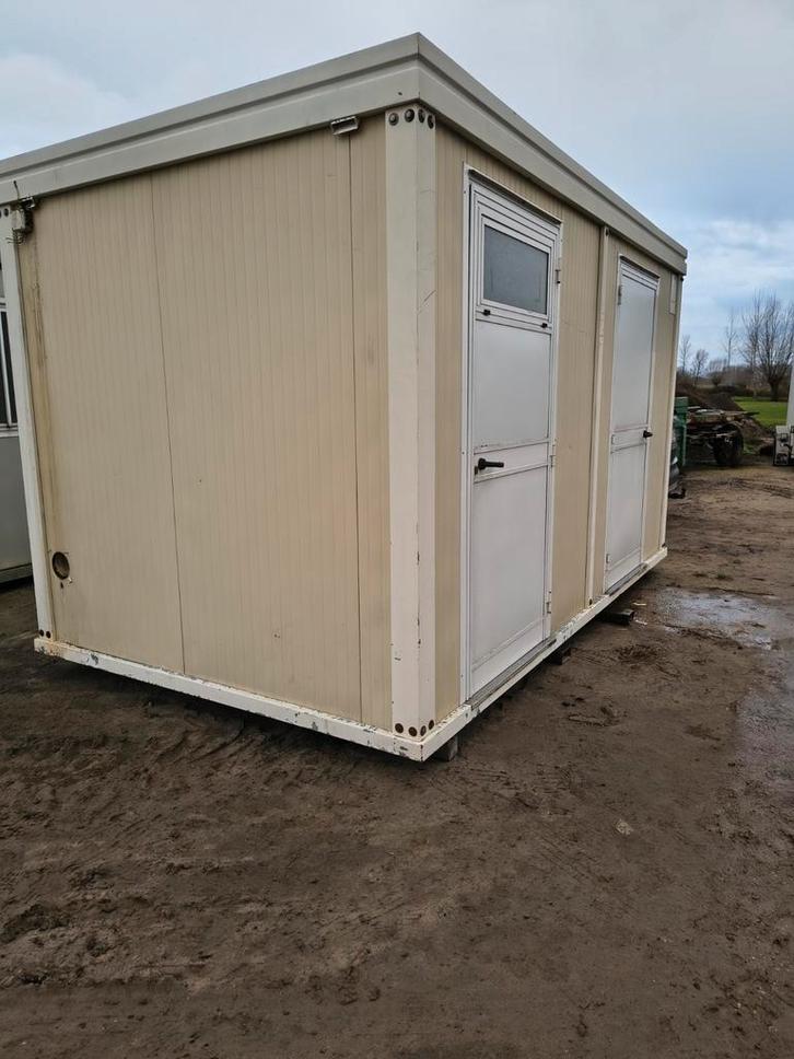 Werfkeet/container/unit met wc, Doe-het-zelf en Bouw, Containers, Ophalen