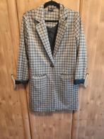 Lange geruite blazer Jean Pascale, Jean pascale, Ophalen of Verzenden, Zo goed als nieuw, Beige
