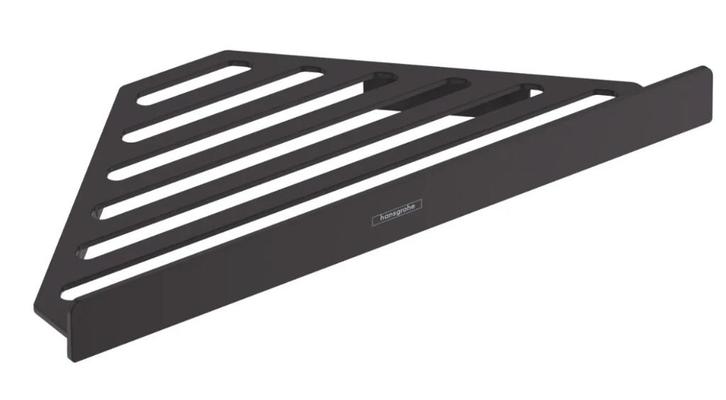 Nieuw - Hansgrohe AddStoris - Hoekplanchet, mat zwart, Doe-het-zelf en Bouw, Sanitair, Nieuw, Douche, Ophalen of Verzenden