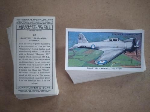 Aircraft of the Royal Air Force complete set chromos 1938, Verzamelen, Militaria | Tweede Wereldoorlog, Luchtmacht, Overige typen