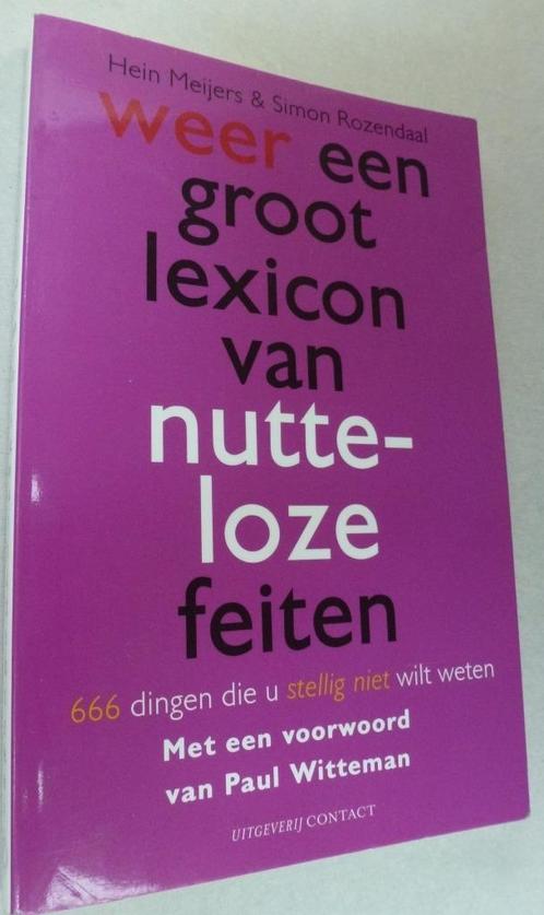Weer een groot lexicon van nutteloze feiten 666 dingen die u, Boeken, Wetenschap, Gelezen, Overige wetenschappen, Ophalen of Verzenden