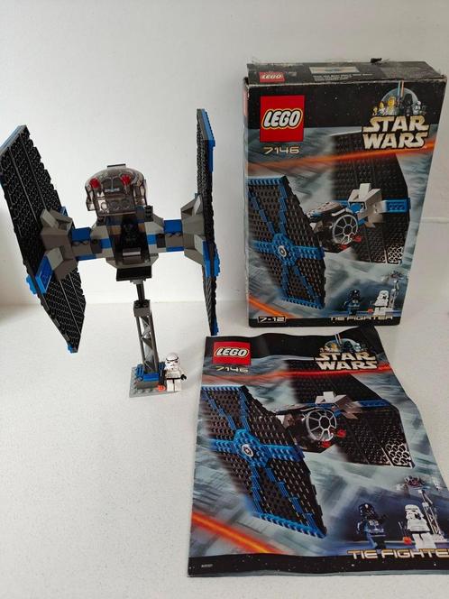 Lego 7146 Star Wars Tie Fighter (100% compleet met doos), Kinderen en Baby's, Speelgoed | Duplo en Lego, Gebruikt, Lego, Complete set