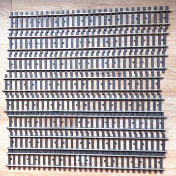8 voies droites Märklin 59059 éch.1 L 600mm beschikbaar voor biedingen