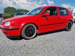 Vw golf 4 1.9 tdi tuning, Auto's, Voorwielaandrijving, Zwart, Leder, Te koop