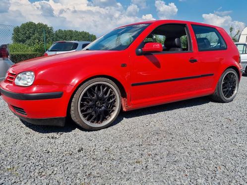 Vw golf 4 1.9 tdi tuning, Auto's, Volkswagen, Particulier, Golf, Diesel, Euro 3, Stadsauto, 3 deurs, Handgeschakeld, Rood, Zwart