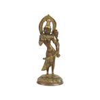 Parvati Beeld Sculptuur Brons India Hindoeïstische Godin, Antiquités & Art, Enlèvement ou Envoi
