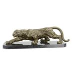 Grote Massieve Bronzen Beeld van een Panter GRATIS LEVERING