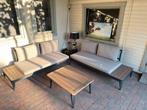 Loungeset, Tuin en Terras, Tuinsets en Loungesets, Ophalen, 4 zitplaatsen, Gebruikt, Bank