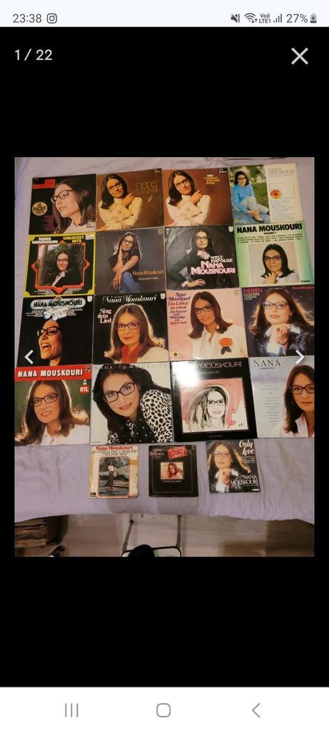 grote verzameling LP' en 3singles van Nana Mouskouri, Cd's en Dvd's, Vinyl | Pop, Zo goed als nieuw, Ophalen of Verzenden