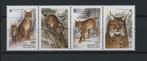 WWF Belarus reeks lynxen postfris, Postzegels en Munten, Verzenden, Postfris, Dier of Natuur