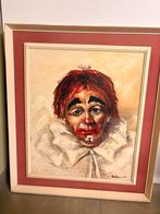 Schilderij clown 65 x 75cm, Ophalen, Zo goed als nieuw, Schilderij