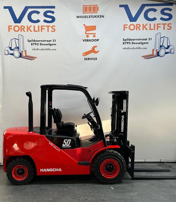 Diesel heftruck: 5.0t HANGCHA EU3 CUMMINS als nieuw!, Zakelijke goederen, Machines en Bouw | Heftrucks en Intern transport, Heftruck