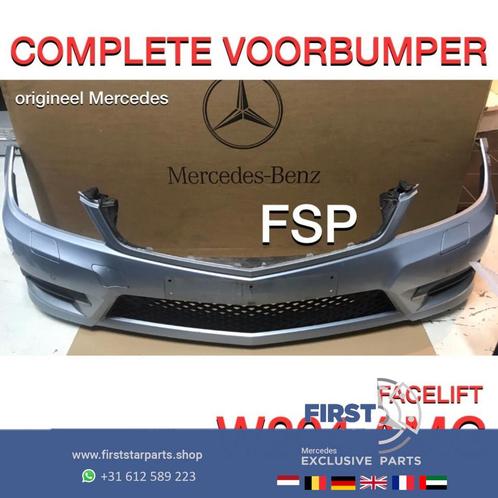 W204 FACELIFT AMG VOORBUMPER COMPLEET origineel Mercedes C K, Auto-onderdelen, Carrosserie, Bumper, Mercedes-Benz, Voor, Gebruikt