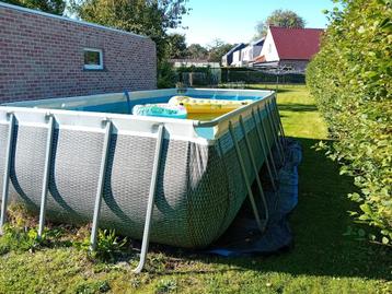 Zwembad, Tuin en Terras, Zwembaden, Ophalen, Gebruikt, 200 tot 300 cm, Vierkant