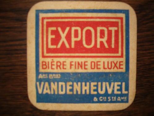 Bierviltje Vandenheuvel Brussel 3, Verzamelen, Biermerken, Gebruikt, Viltje(s), Ophalen of Verzenden