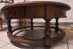 Charmante ronde houten tafel met lade, Antiek en Kunst, Ophalen
