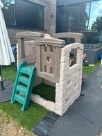 Speeltoren met glijbaan, Kinderen en Baby's, Speelgoed | Buiten | Speelhuisjes, Ophalen, Gebruikt, Kunststof