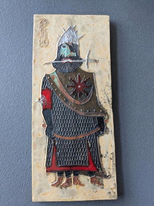 Keramische tegel van de reus Spykeroen (1980), Antiek en Kunst, Kunst | Overige Kunst, Ophalen of Verzenden